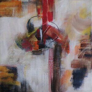 Original Painting Abstract  Modern Wall Art Decor on Canvas